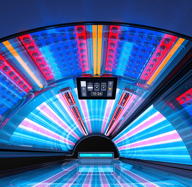 Salon de bronzage avec cabine UV premium